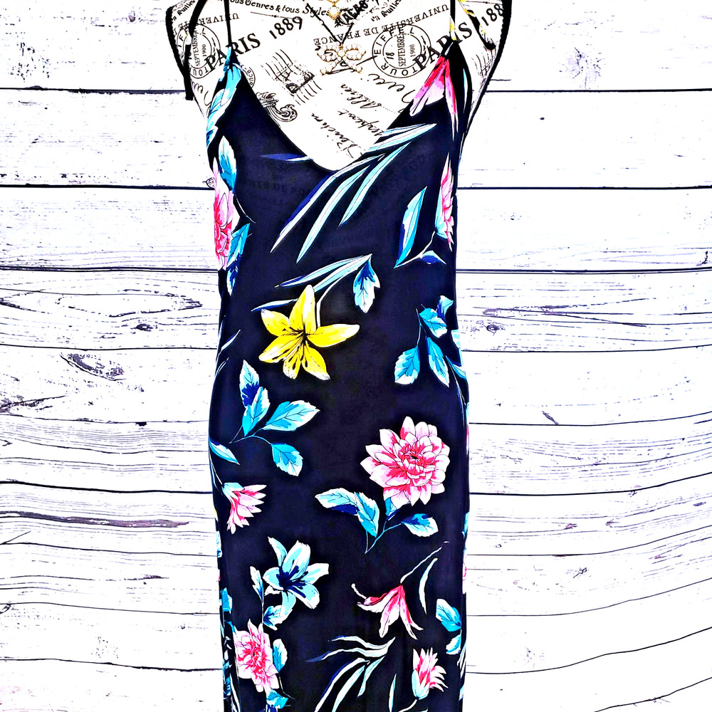 FOREVER21 Tropical Floral Cami Maxi Dress | Small - Picture 14 of 14